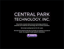 Tablet Screenshot of centralparktech.com